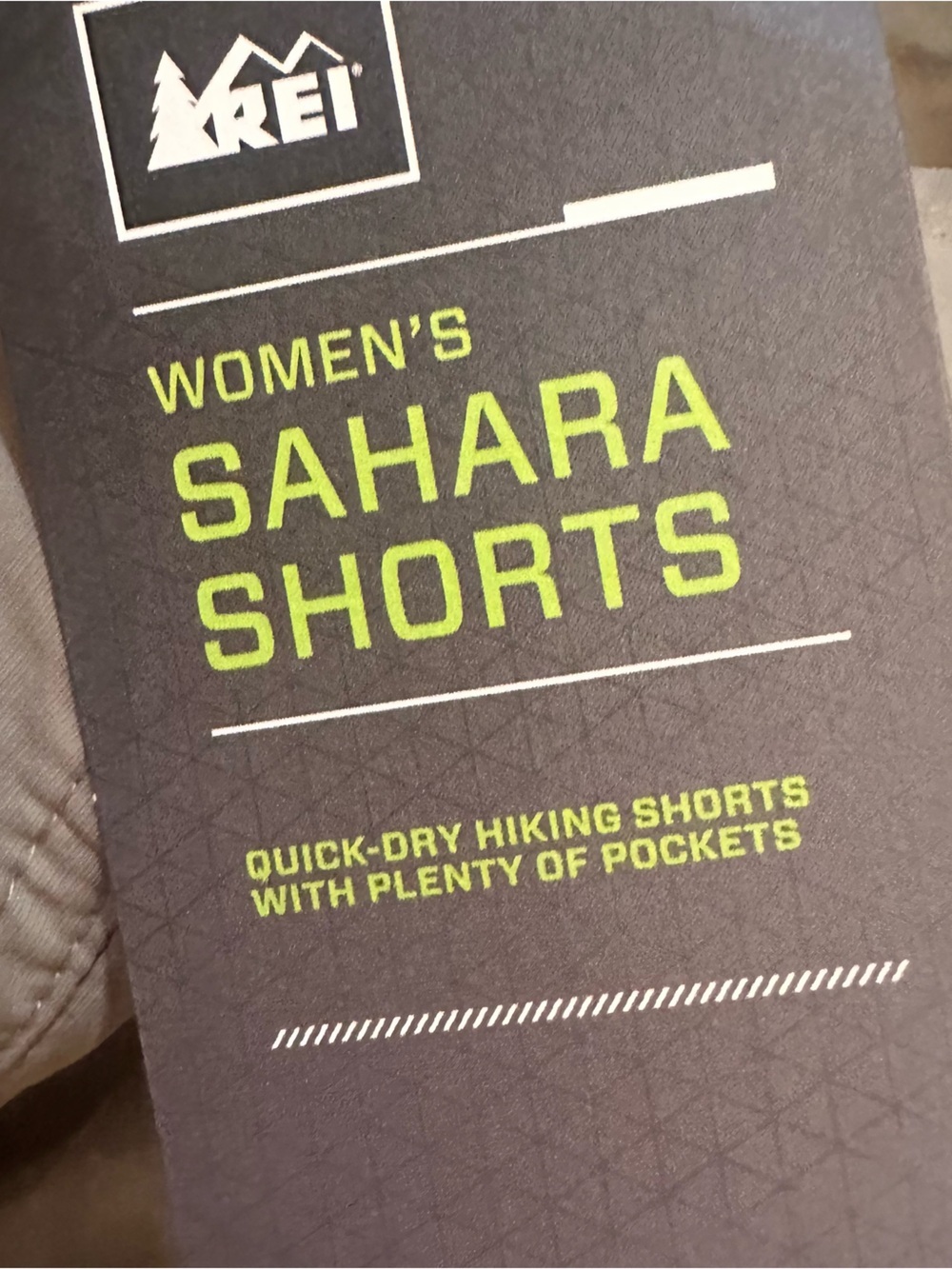 REI Cargo Shorts Women SAHARA Size 12 Inch Pockets 100% Nylon Hike - Picture 7 of 10